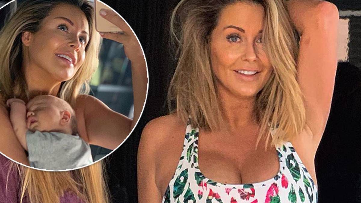 Małgorzata Rozenek w obcisłym stroju pokazała sylwetkę po porodzie: „Zostało mi jeszcze 10 kg”. Na siłownię poszła z Heniem
