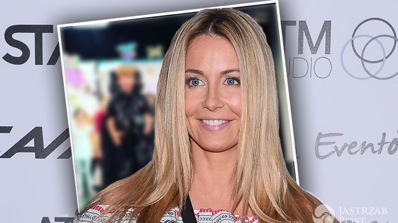 Małgorzata Rozenek na spektaklu syna