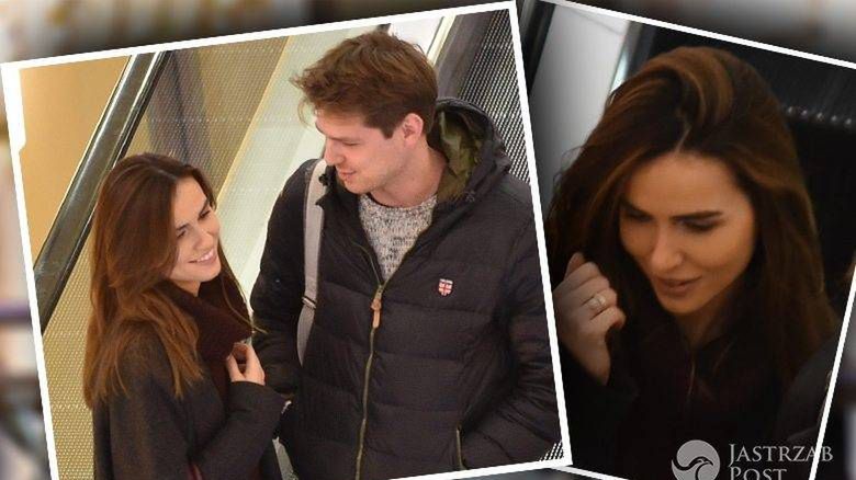 Marta Żmuda Trzebiatowska z mężem Kamilem Kulą na zakupach