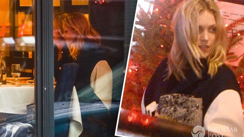 Anja Rubik i Joanna Przetakiewicz w restauracji