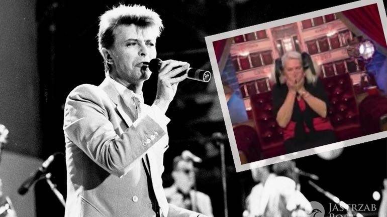 Angie Bowie płacze po śmierci Davida Bowie'go