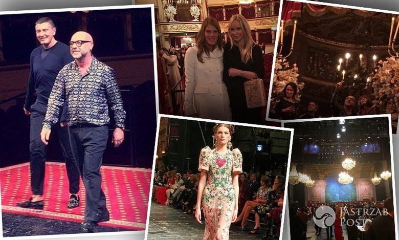 Pokaz kolekcji Dolce & Gabbana haute couture wiosna-lato 2016 (fot. Instagram Joanna Przetakiewicz, Anna Dello Russo)