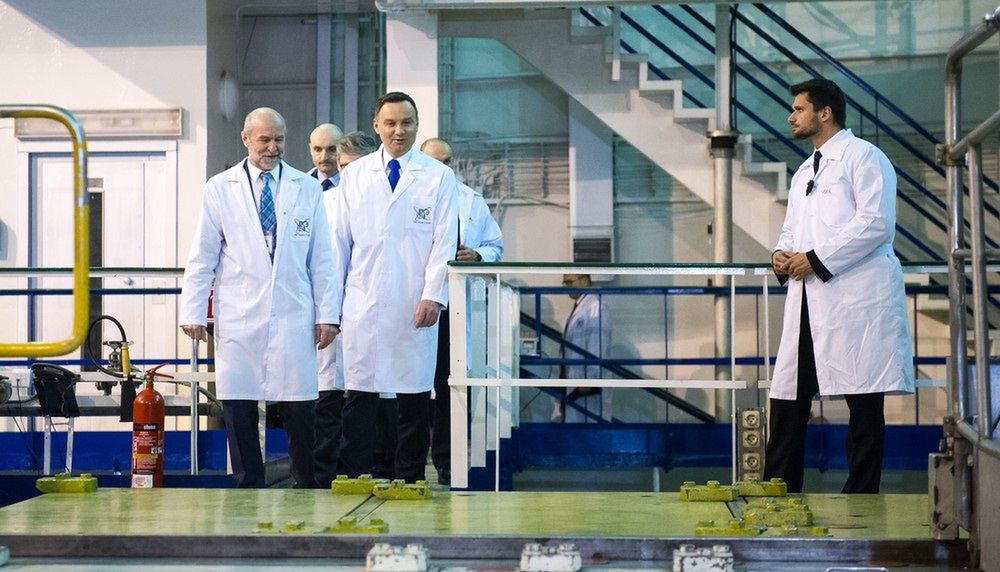 Prezydent Duda obejrzał polski reaktor jądrowy