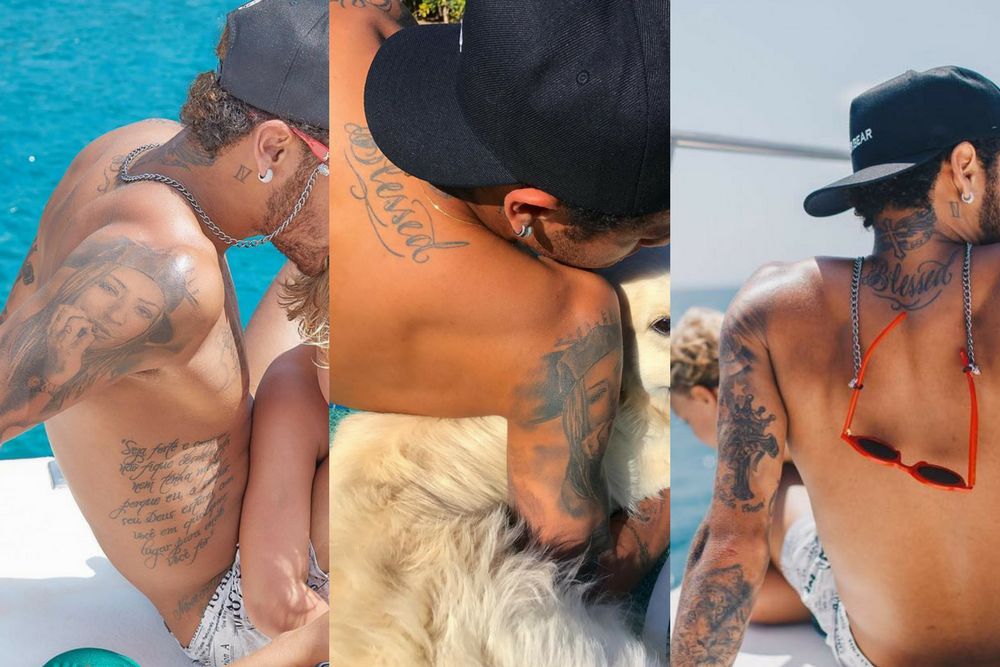 Tatuaże sportowców: Neymar da Silva Santos Júnior 