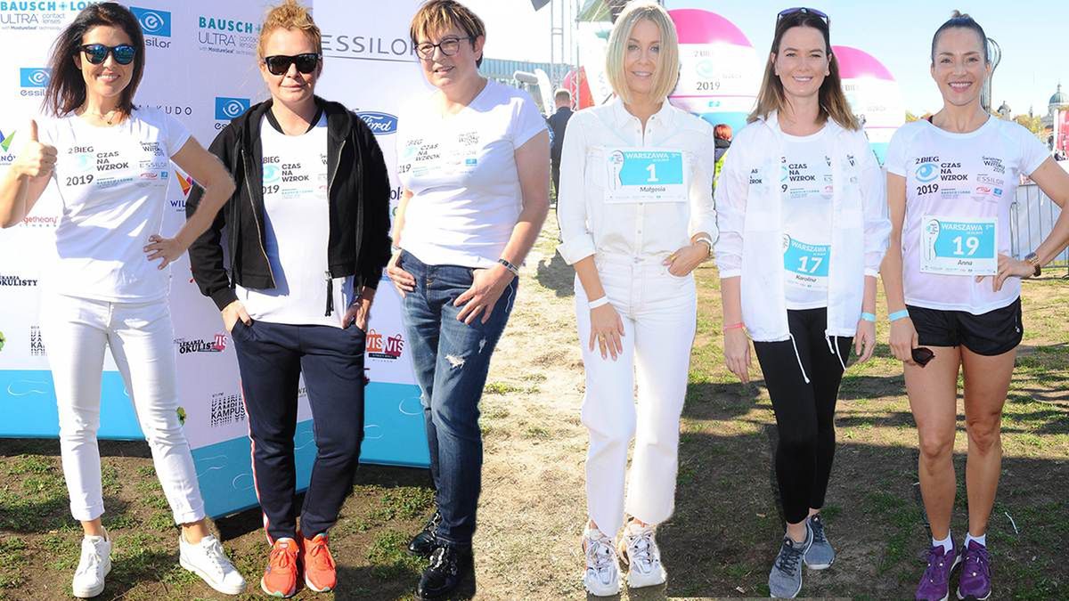 Bieg Czas Na Wzrok 2019 wspierany przez gwiazdy: Małgorzata Rozenek, Katarzyna Cichopek, Anna Dereszowska