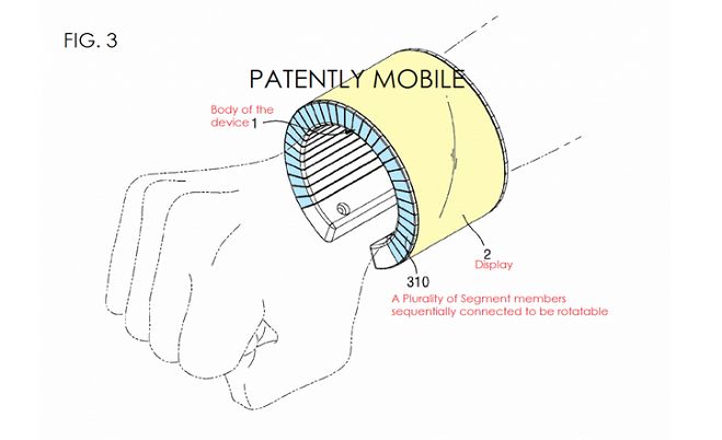 Giętki smartfon na nadgarstku? Samung robi pierwsze kroki