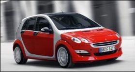 Smart Sportstyle - zapowiedź Smarta Brabus Forfour