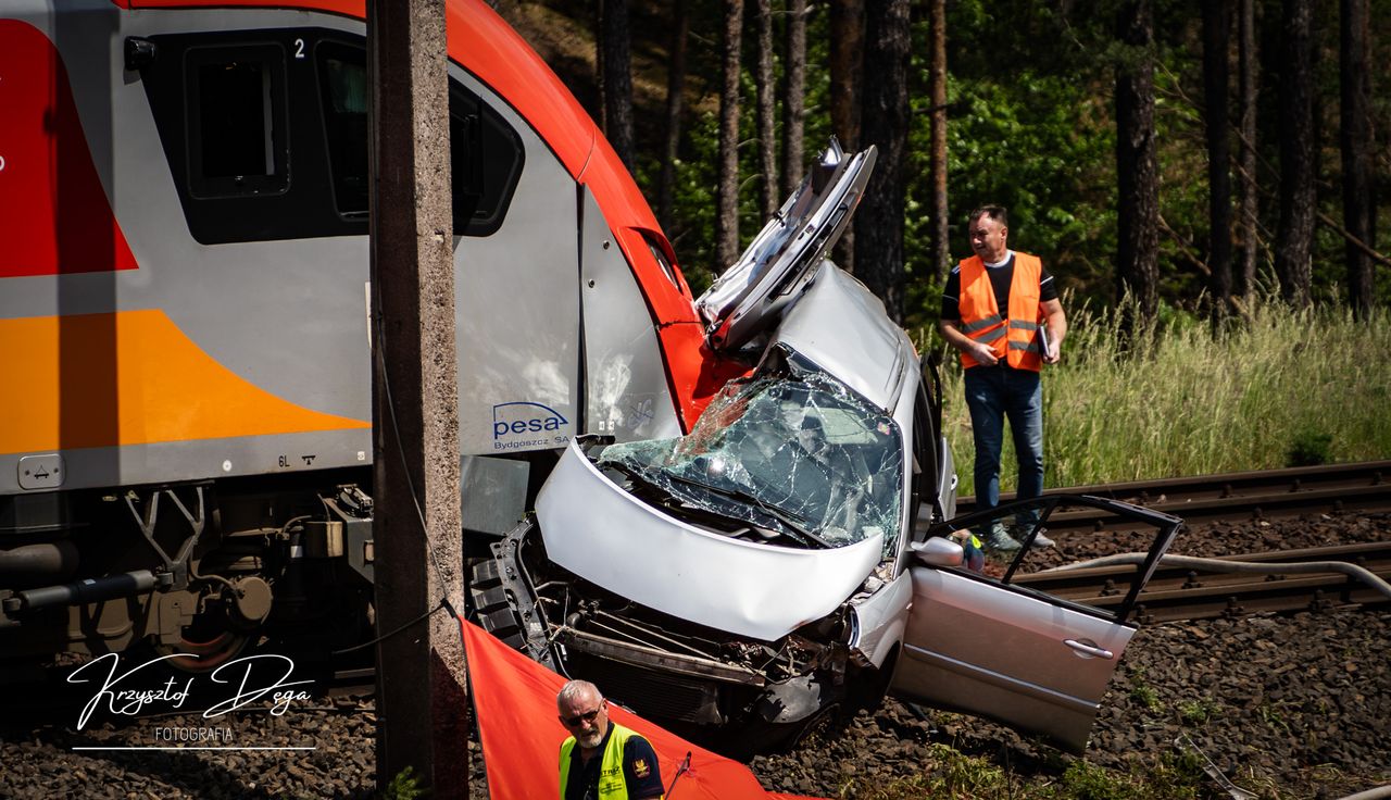 Tragiczny wypadek na przejeździe kolejowym w Pile