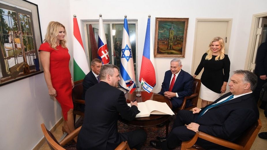 Spotkanie polityków w rezydencji premiera Izraela