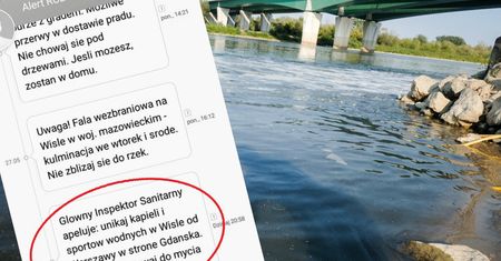 Awaria w Warszawie. Jest Alert RCB. "Nie pij i nie używaj do mycia wody z rzeki"