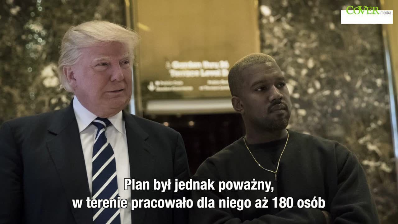 Kanye West wycofał się z walki o fotel prezydenta. Plan był jednak poważny, pracowało już dla niego 180 osób