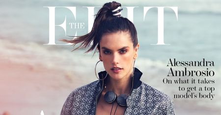 Alessandra Ambrosio - anielskie ciało w "The Edit"