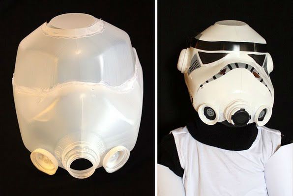 Milk Jug Storm Trooper Helmet