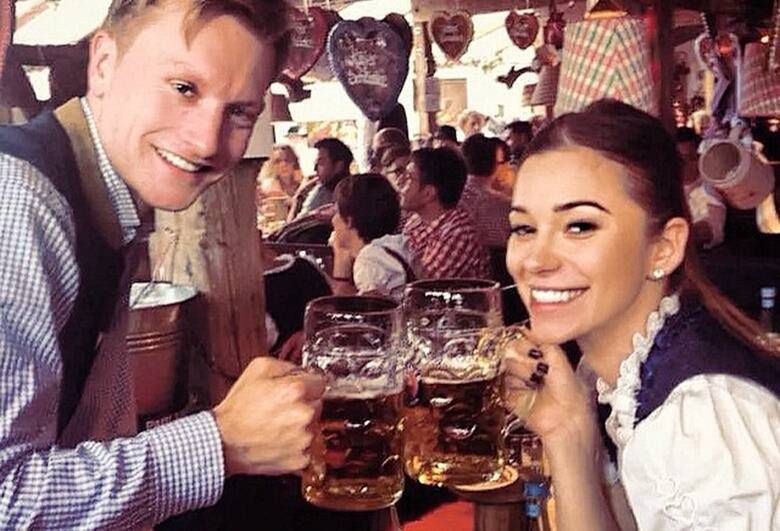 Agnieszka Wesołowska, Jakub Wesołowski,
Oktoberfest 2014
Fotografia: screen z Instagram.com