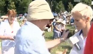 Dziennikarka Polsatu kontra słuchacz Radia Maryja. Sprawa trafiła na policję. Zobacz film!