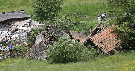 Kłodne - wioska, która zsunęła się ze zbocza