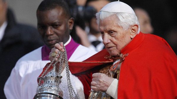 Papież Benedykt XVI w grudniu 2011 r. w Rzymie