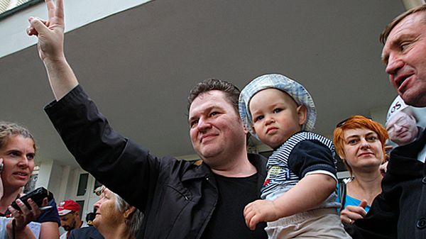 Andrzej Poczobut po wyjściu z więzienia latem zeszłego roku