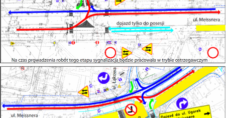 Ulica Meissnera w Krakowie zamknięta. Do czerwca spore utrudnienia w ruchu
