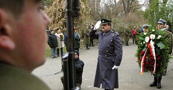 Uroczystość ku czci lotników brytyjskich