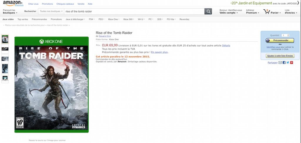 Pojawiasz się i znikasz: Amazon zdradził daty premier Forza Motorsport 6 i Rise of the Tomb Raider