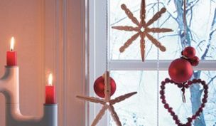 Oryginalne ozdoby świąteczne: drewniane gwiazdki choinkowe. Zrób to sam