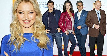 Gwiazdy promują drugi sezon serialu "W rytmie serca": Barbara Kurdej-Szatan, Mateusz Damięcki, Maria Dębska