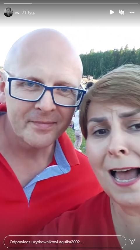 Agnieszka Kubera i jej partner. Fot. Instagram