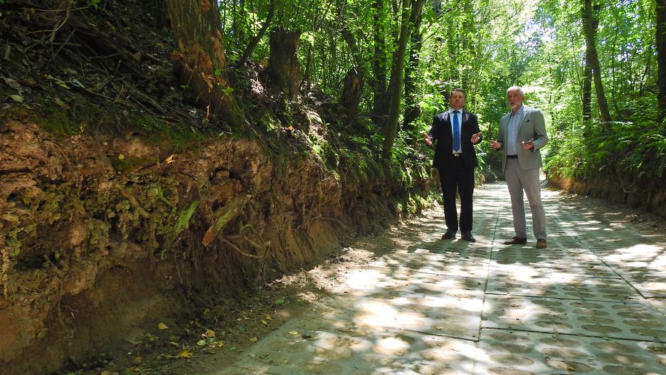 Oficjalne otwarcie wąwozu lessowego w Bochotnicy