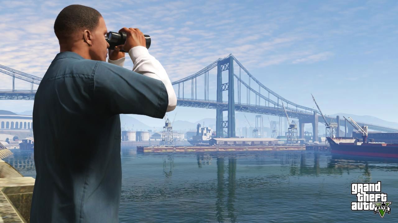 12 nowych obrazków z Grand Theft Auto V - napady w strasznych maskach, skoki ze spadochronem i nurkowanie