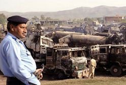 Konwój NATO spłonął