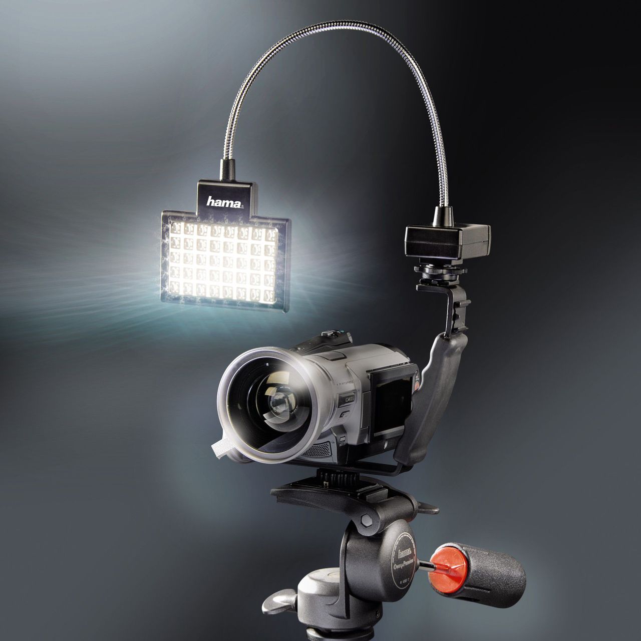 Mobilne podświetlenie LED do lustrzanki