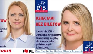 Radna IP opublikowała plakat. Radna PiS postanowiła, że będzie miała taki sam