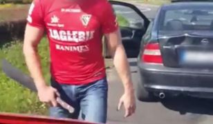Wymusił pierwszeństwo i wyszedł z samochodu z maczetą. Przerażające zdarzenie w Sosnowcu