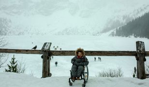 5-latek zawstydził polskich turystów. Pokonał trasę do Morskiego Oka na wózku