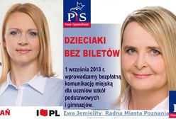 Radna IP opublikowała plakat. Radna PiS postanowiła, że będzie miała taki sam