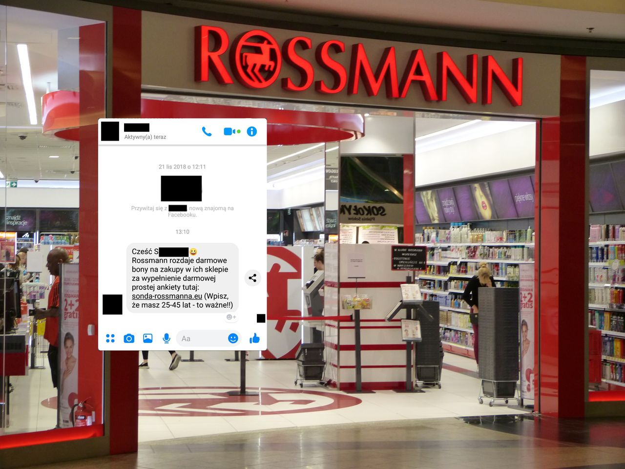 Rossmann. Oszuści rozsyłają ankiety, które mają zapewniać promocje. Uważaj na takie wiadomości