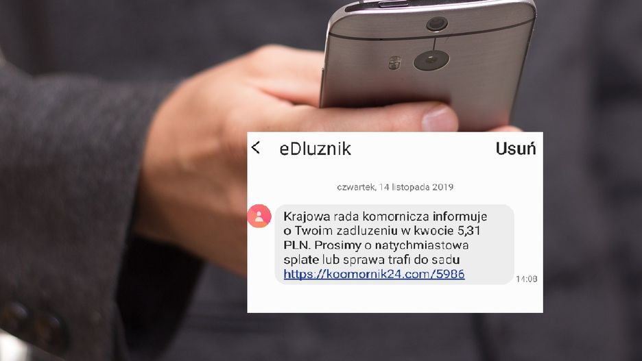 Krajowa Rada Komornicza nie wysyła wiadomości egzekucyjnych.