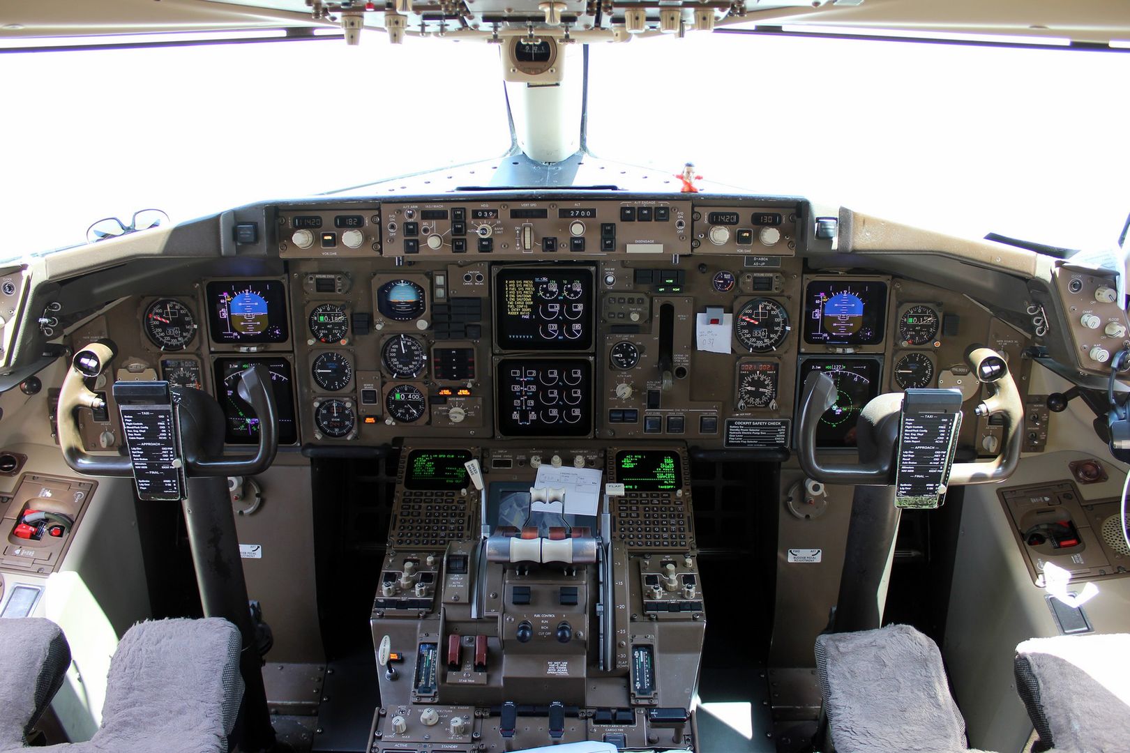 Wnętrze kabiny samolotu B757 