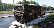 Bielany. Autobus stanął w ogniu. Nikt nie został ranny [ZDJĘCIA]