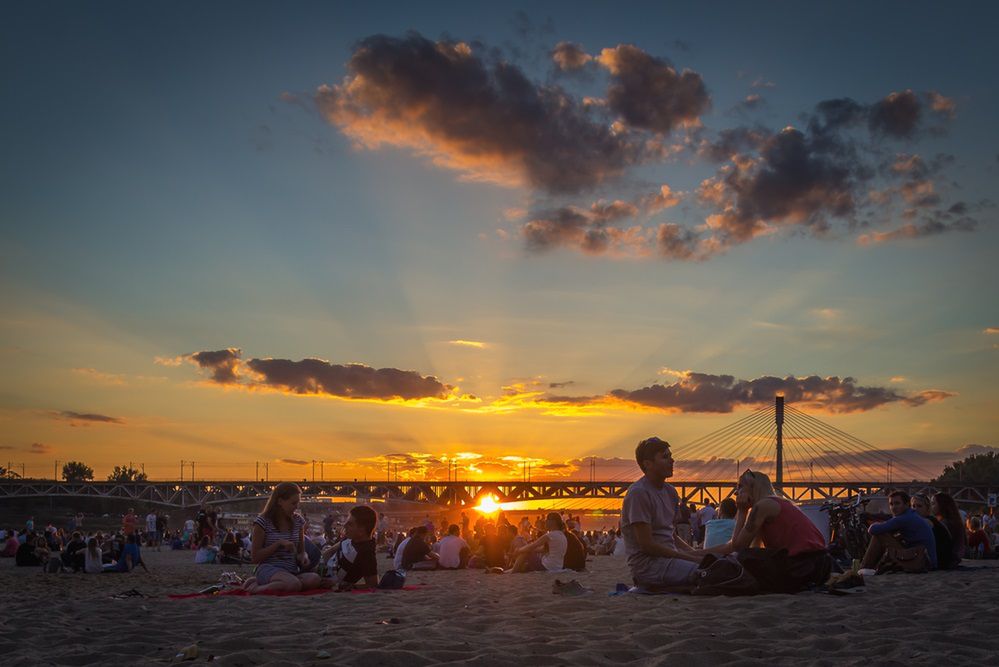 Polskie plaże nad rzekami