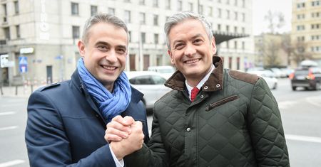 Robert Biedroń przedstawia wspólnika. Krzysztof Gawkowski zbuduje mu struktury