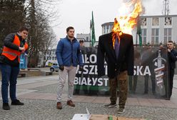 Nie będzie dochodzenia ws. spalenia kukły Petru. "Ta linia orzecznicza od lat jest już taka"