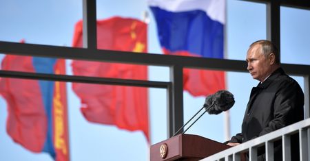 Rosja. Manewry Wojskowe Wostok 2018. Władimir Putin pojawił się na ćwiczeniach