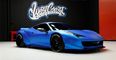 Powypadkowe Ferrari Justina Biebera na sprzedaż