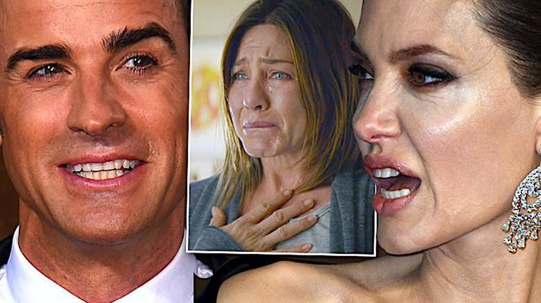 Angelina Jolie, Justin Theroux i Jennifer Aniston wojna