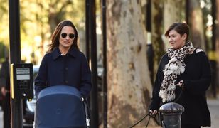 Pippa Middleton na spacerze z synkiem. Dała się przyłapać paparazzi