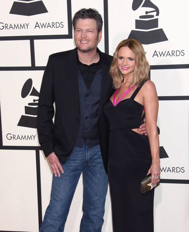 Blake Shelton z byłą żoną Mirandą Lambert