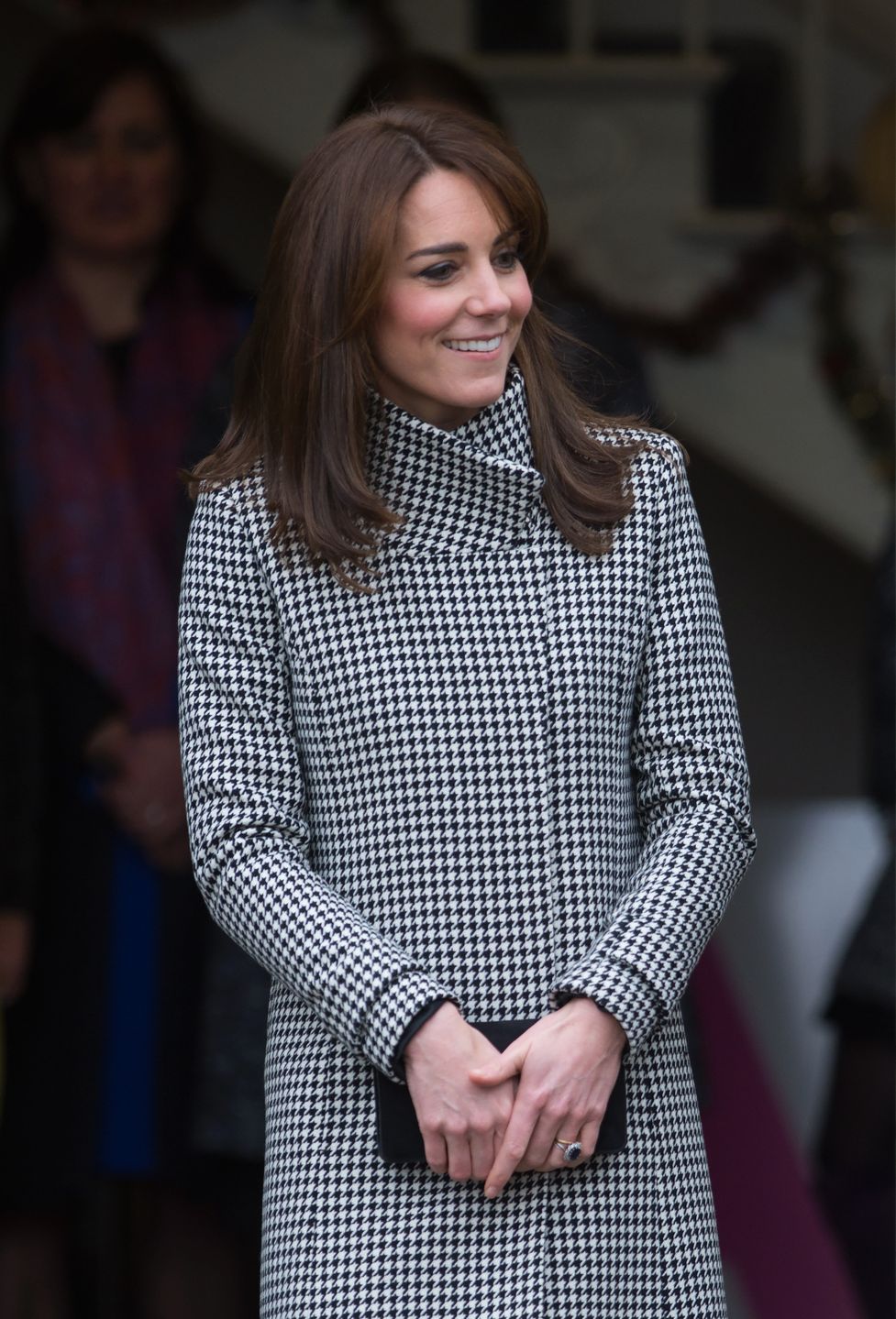 Kate Middleton w eleganckim okryciu 