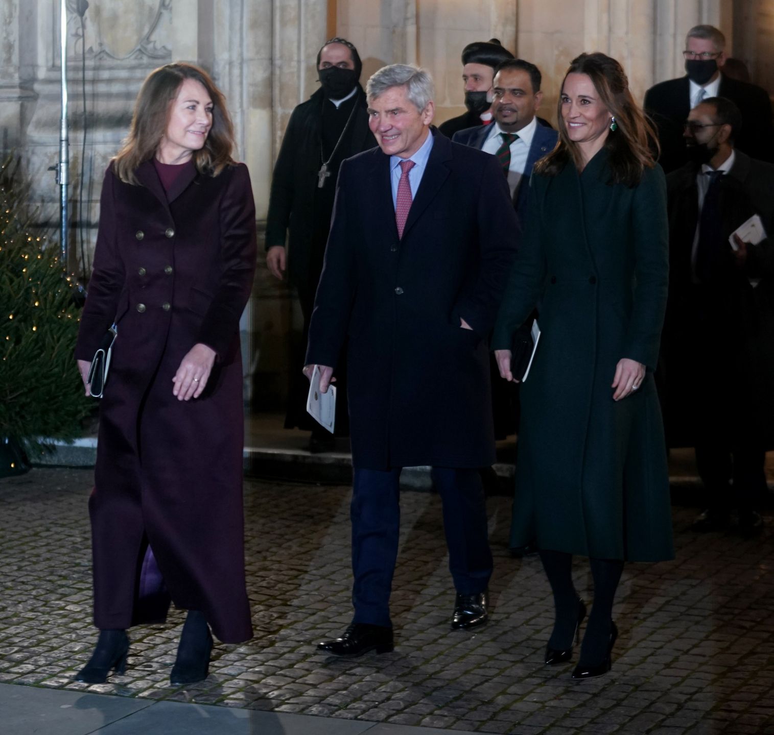 Carol, Michael, Pippa Middleton na koncercie kolęd
